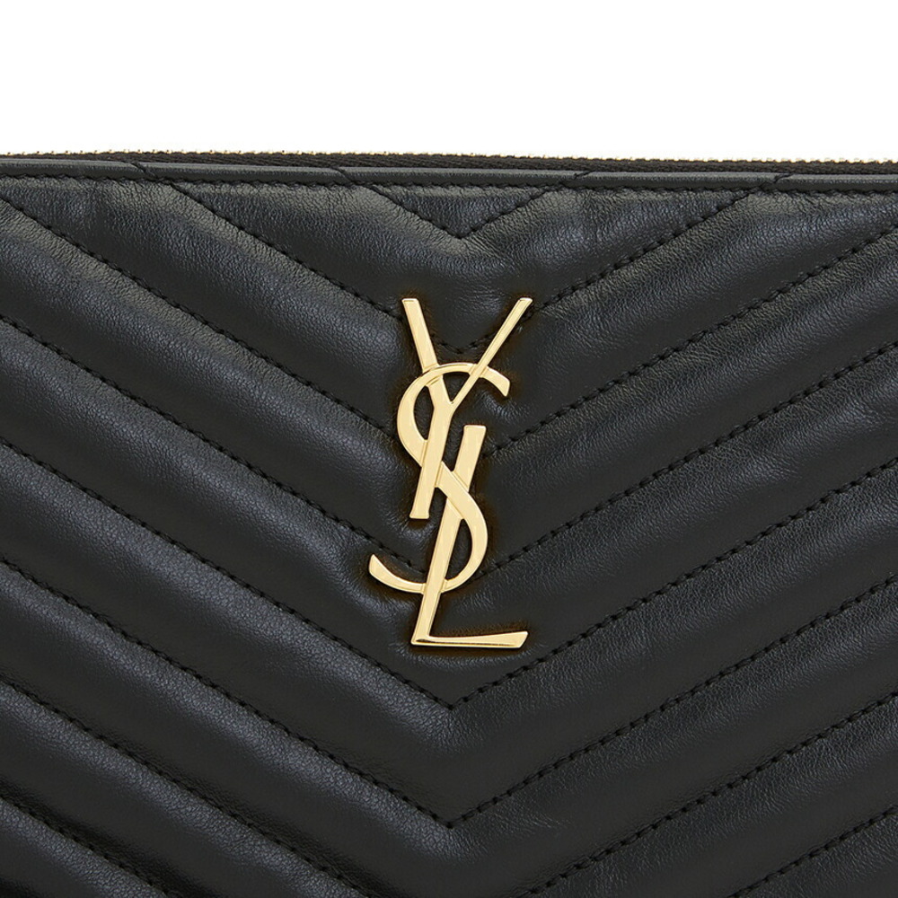 SAINT LAURENT PARIS Clutch Pouch Bag - Picture 6 of 8
